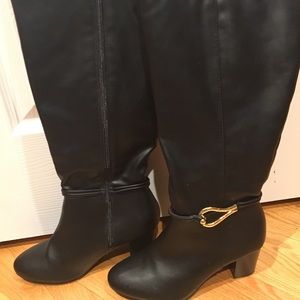 Black boots, Size 8.5 Wide Calf